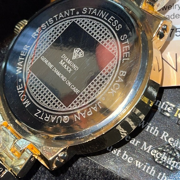 Luxury You Can Afford: Genuine Diamond Watch for Men, Real Diamond custom made - Picture 3 of 5